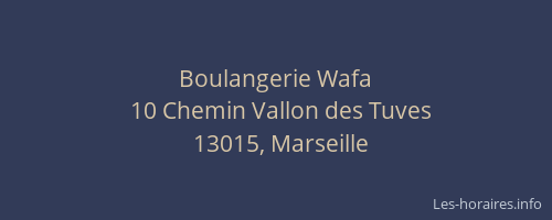 Boulangerie Wafa