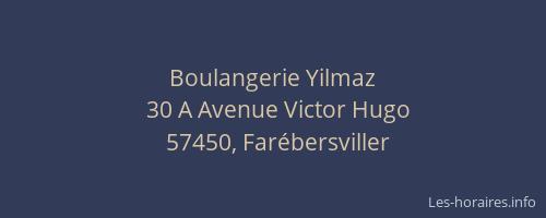 Boulangerie Yilmaz