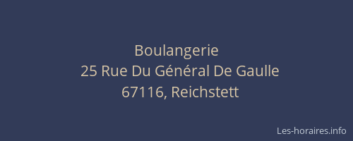 Boulangerie