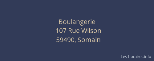 Boulangerie
