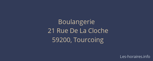 Boulangerie