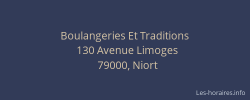 Boulangeries Et Traditions
