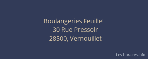 Boulangeries Feuillet