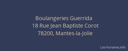 Boulangeries Guerrida