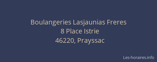 Boulangeries Lasjaunias Freres