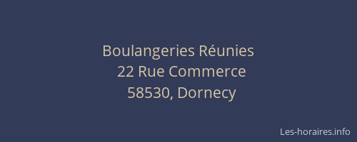 Boulangeries Réunies