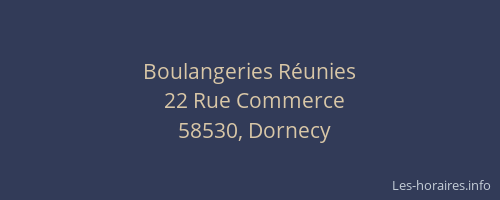 Boulangeries R&eacute;unies