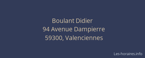 Boulant Didier