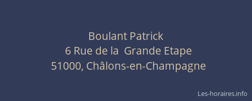 Boulant Patrick