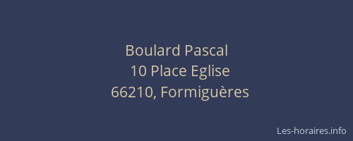 Boulard Pascal