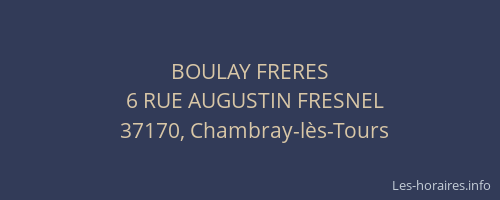 BOULAY FRERES