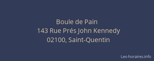 Boule de Pain