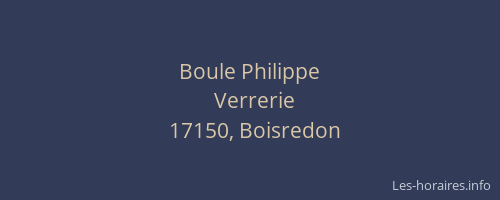 Boule Philippe