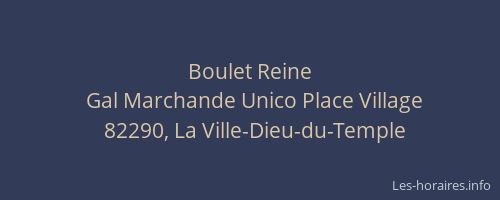 Boulet Reine