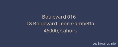 Boulevard 016