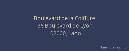 Boulevard de la Coiffure