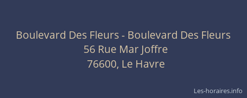 Boulevard Des Fleurs - Boulevard Des Fleurs