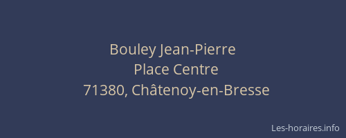 Bouley Jean-Pierre