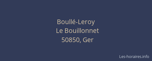 Boullé-Leroy