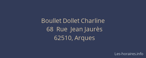 Boullet Dollet Charline