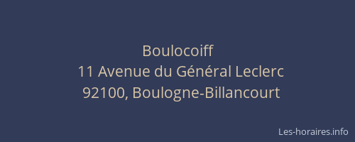 Boulocoiff