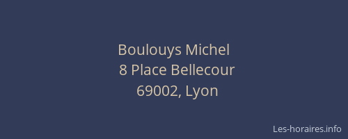 Boulouys Michel