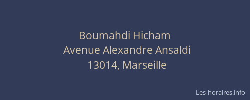 Boumahdi Hicham