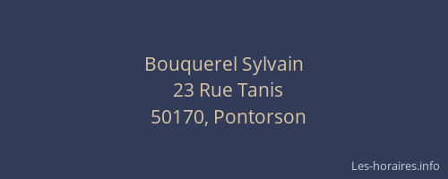 Bouquerel Sylvain