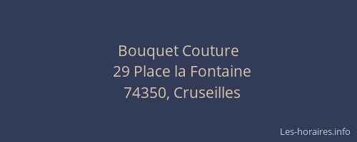 Bouquet Couture