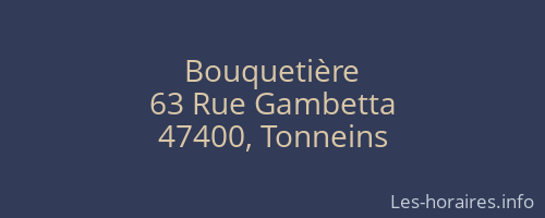 Bouquetière