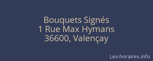 Bouquets Signés