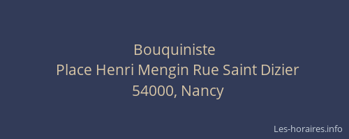 Bouquiniste