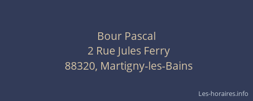 Bour Pascal