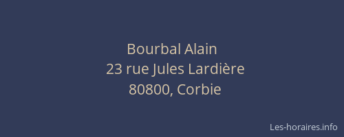 Bourbal Alain
