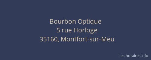Bourbon Optique
