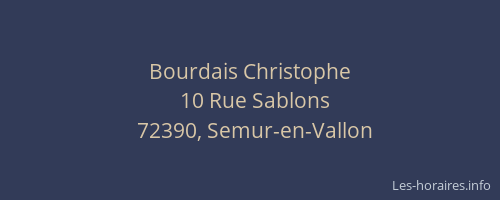 Bourdais Christophe