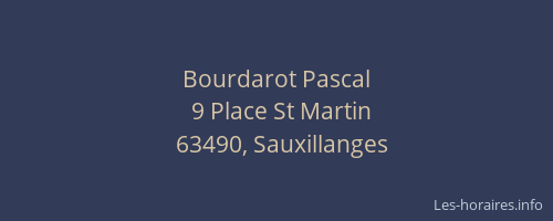 Bourdarot Pascal