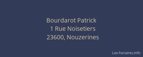 Bourdarot Patrick