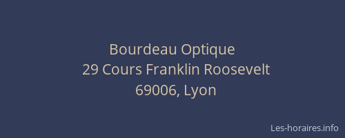 Bourdeau Optique