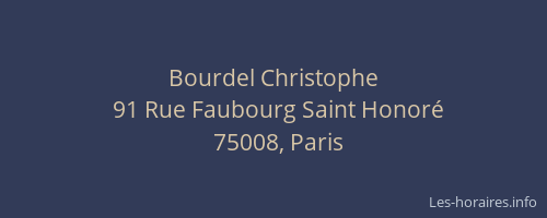 Bourdel Christophe