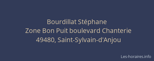 Bourdillat Stéphane