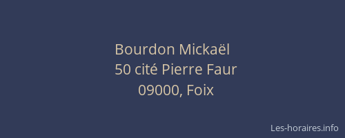 Bourdon Mickaël
