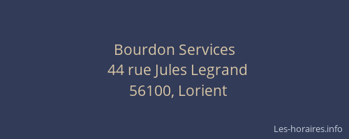 Bourdon Services