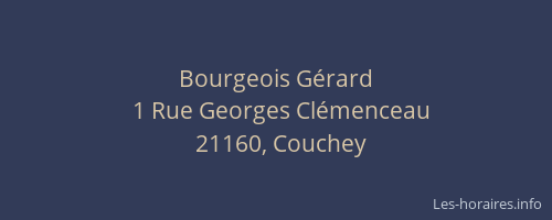 Bourgeois Gérard