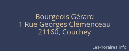 Bourgeois Gérard