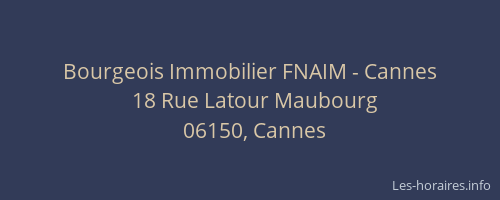 Bourgeois Immobilier FNAIM - Cannes