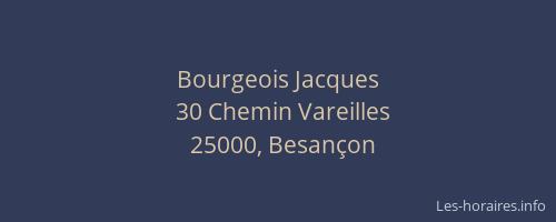 Bourgeois Jacques