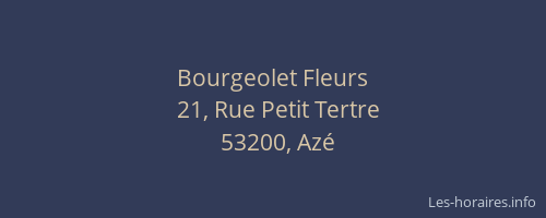 Bourgeolet Fleurs