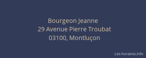 Bourgeon Jeanne