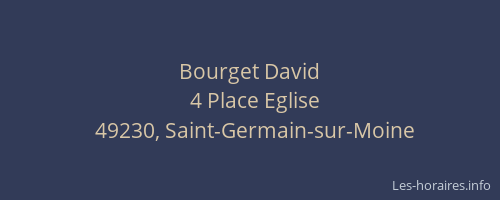 Bourget David